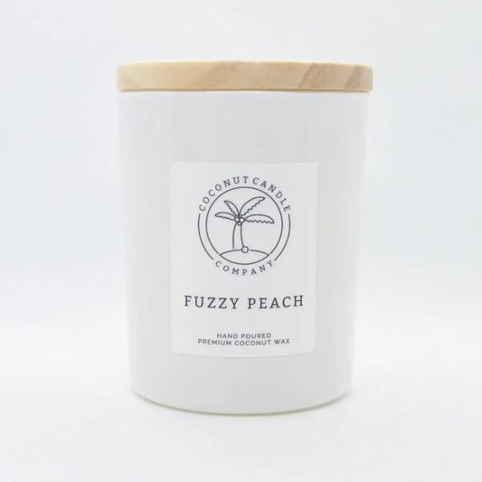 Fuzzy Peach Candle
