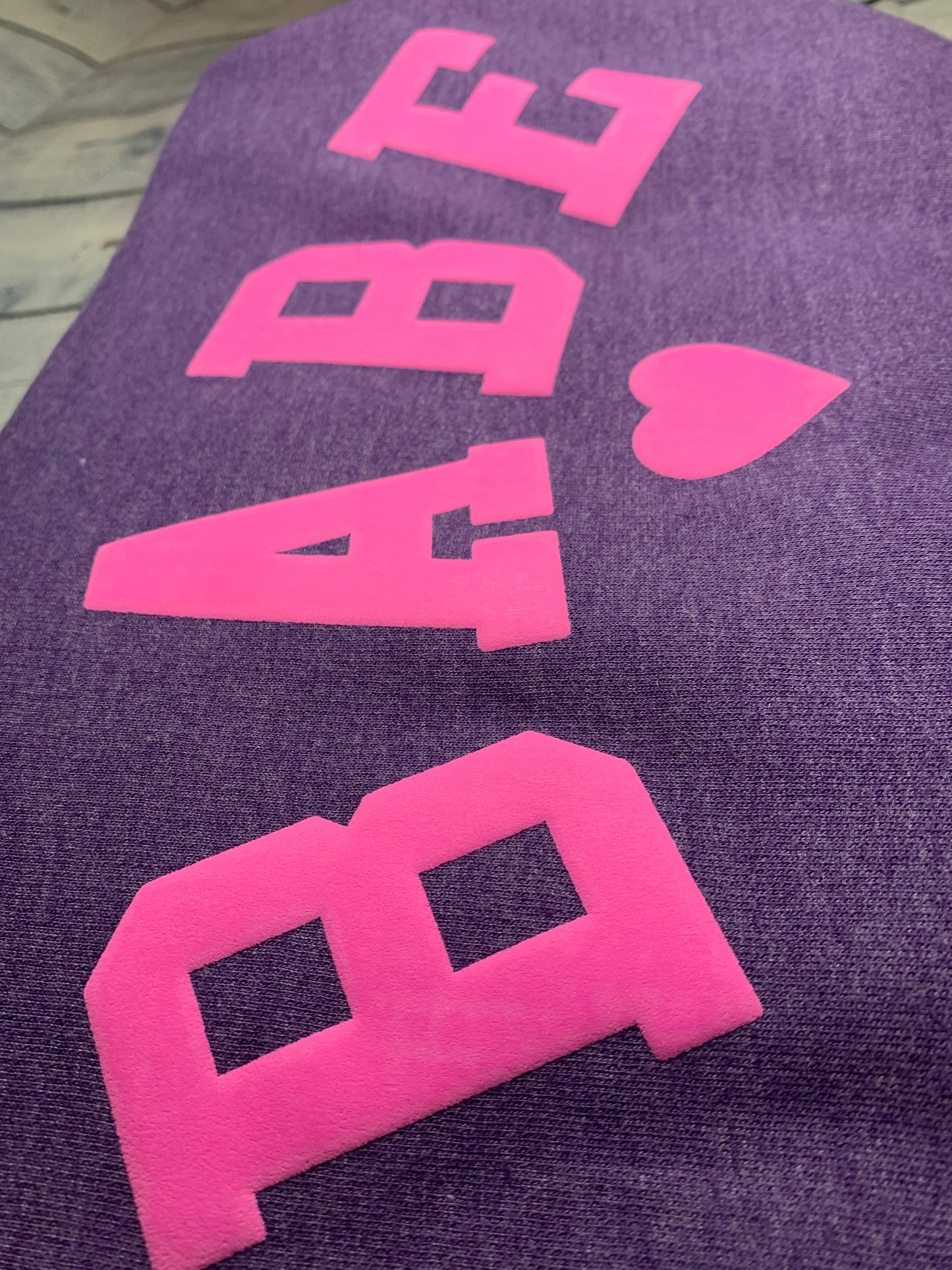 Puff Pink Babe Purple Hoodie