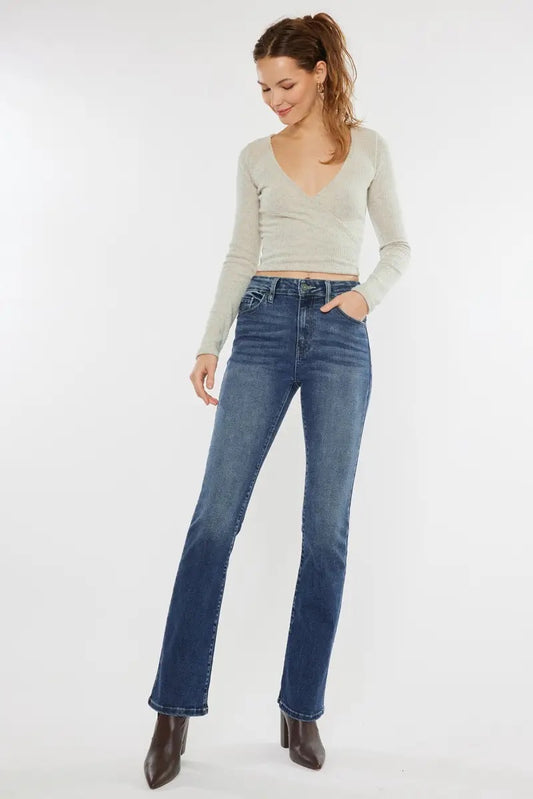 Cade High Rise Skinny Bootcut KanCan Jeans