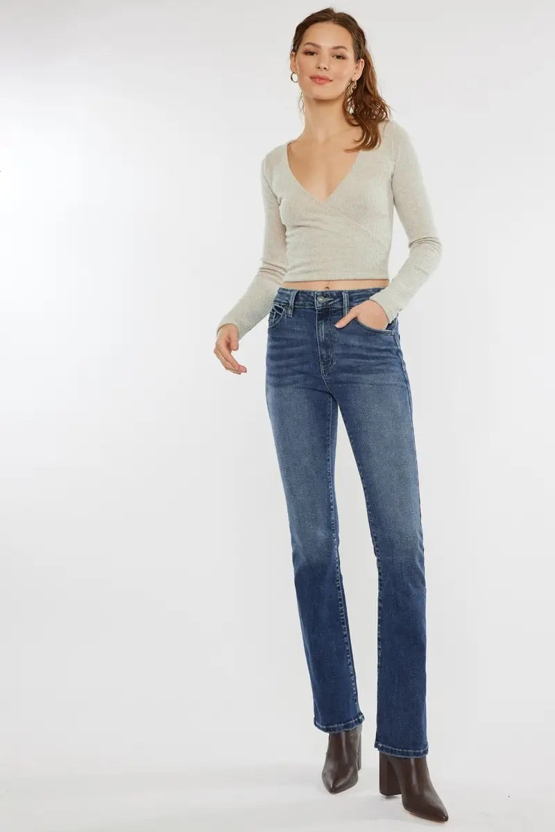 Cade High Rise Skinny Bootcut KanCan Jeans