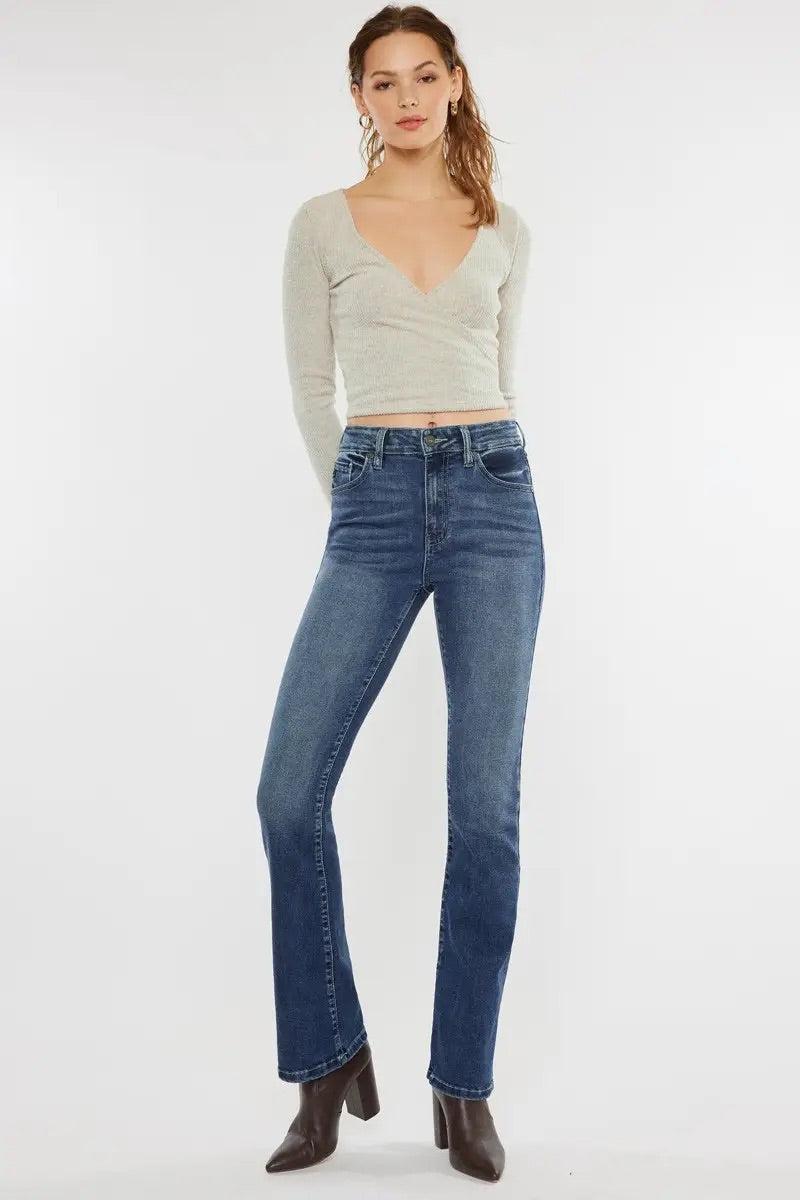 Cade High Rise Skinny Bootcut KanCan Jeans