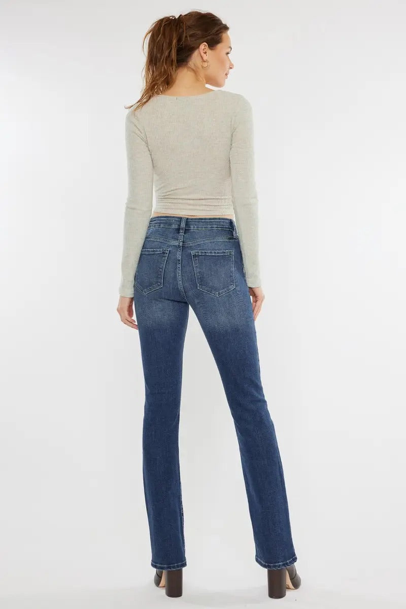 Cade High Rise Skinny Bootcut KanCan Jeans