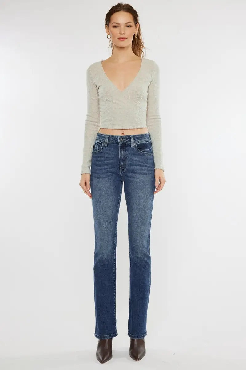 Cade High Rise Skinny Bootcut KanCan Jeans