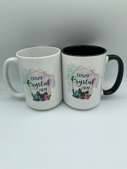 Crazy Crystal Lady Mugs