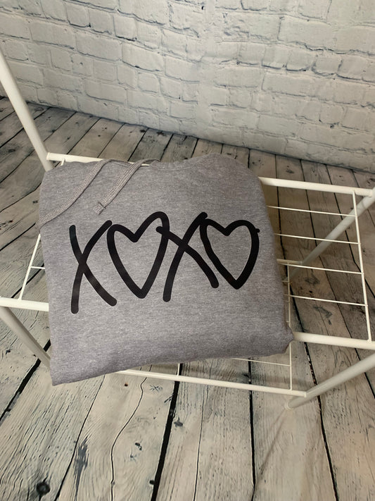 XOXO Grey Hoodie